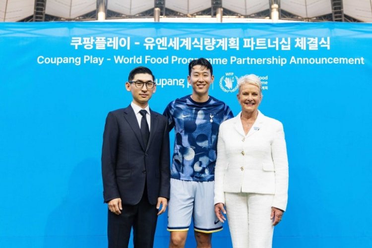 쿠팡플레이, 유엔세계식량계획(WFP)과 ‘쿠팡플레이-WFP 파트너십 체결식’ 진행… 손흥민 WFP 글로벌 친선대사 재임명